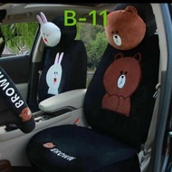 We Bare Bears Car Seat Cover 18in1