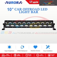 [1 PC] AURORA 10" SPOTLIGHT AND RGB LED CAR VEHICLES LIGHT BARS CAR LED LIGHT BAR  (SPOTLIGHT)