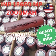 可充电池 INR 18650 3.7V Lithium Battery Rechargeable Battery flat Head High Drain capacity Vape Battery 