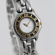 Seiko Presage 4N21-0280 女性用腕時計 クォーツ シルバー文字盤 手錶 古董錶 復古手錶