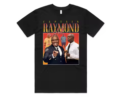 T-shirts in Tribute To Captain Holt, Raymond Brooklyn TV Series Retro 90s Style Men's and Women's T-