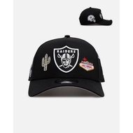 Raiders black full Embroidery A-Frame 9forty adjustable