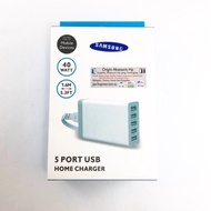 40Watt 5 Port USB Charger Compatible for All Smartphones