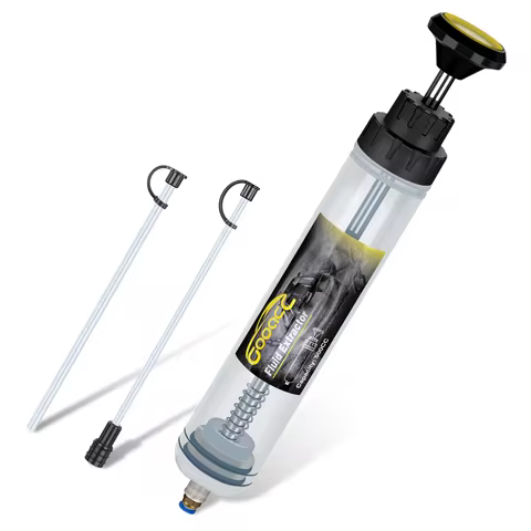 Oil Extractor Pump, 500CC Fluid Extractor Automotive Manual Fuel Suction & Filler Pump with Extensio