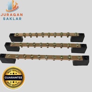 Zero Clamp Zero Arde/ Busbar Grounding Neutral Copper Plate 6 bolts