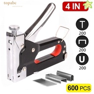 GORROS Construction Stapler, 4 in 1 With 600 Staples Nailer,  Powerful Heavy Duty 4-14mm Stapler Woo