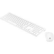 U0rf HP Pavilion 800 Wireless Slim Silent Keyboard and Mouse Combo - Black / White