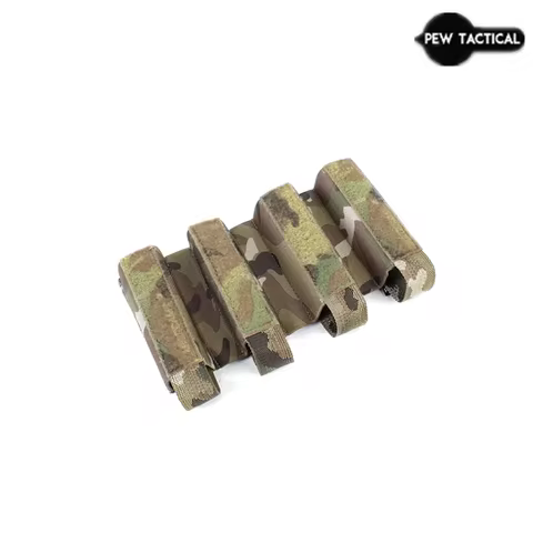 PEW TACTICAL Turnover - Quad SMG Small 9mm AIRSOFT MAG Glock H&K MP5 MP9 ARP9 Air gun Magazine Ammo 