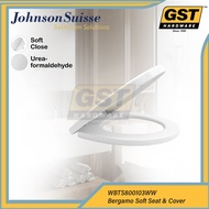 Johnson Suisse WBTS800103WW Bergamo Soft Seat Toilet Bowl Cover Toilet Seat Cover Toilet Bowl Cover 
