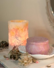 【青手作DIY】立體不凋花燭杯 精油SPA蠟燭課程-下單請先私訊預約