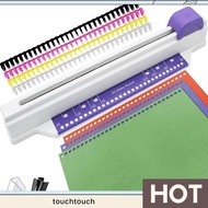 Hand Push Binder, 30 Hole Binder Machine, Coil Binder, Home Desktop Binder Puncher for A4 A5 A6 A7 B