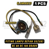 Headlight pinch RC 80 Rc 100 BravoSUZUKI - Headlight pating socket cable SUZUKI
