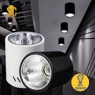[factory99] E27 Square / Round Ceiling Surface Downlight Casing 4”/6”/8” LED Concrete & Ceiling Surf