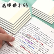 Pet Transparent Post-it Notes Student Mark Key Points Can Paste ins Style Notepad Creative Message N