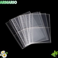 IARMARIOQR Photocard Binder Sheets, A7 Transparent Multiple Pockets Sleeve, PP Acid Free Kpop Photoc