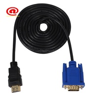 HDTV  Gold Male To VGA HD-15 Male 15Pin Adapter Cable 6FT 1.8M 1080P