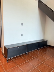 USM Haller Style Storage Cabinet - Black