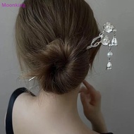 Moonking Vintage Chinese Style Hanfu Hair Stick Women Metal Flower Hair Fork Hair Chops Hairpin Woman Jewelry Hair Clip Accessories NEW