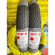 GT-5 GT5 TIRE TUBELESS TL TYRE BUNGA TT DESIGN DUNLOP 70/90-17 80/90-17 TAYAR MURAH TT100 VIVA FKR