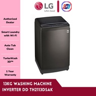LG [AUTHORISED DEALER] 13KG WASHING MACHINE WITH INVERTER DIRECT DRIVE TH2113DSAK - LG WARRANTY MALA