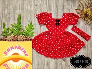 Trendy Dress Polka Dots Minnie Bow for Babies and Kids