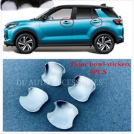 Perodua Ativa Door Bowl Handle protector Chrome / Carbon Fibre