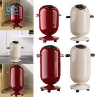[Gralara] Tall Trash Can with Wheel Garbage Bin Doube Bucket Household Ergonomic Handle High Foot Du