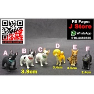 Miniature Cat Dog figure ( J Store )