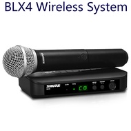 Shure Wireless Microphone BLX4 PG58 Professional wireless system stage singing church speech