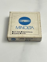 Rare NOS original Minolta CLE 40mm f/2 rubber hood shade 40.5mm not Leica Summicron