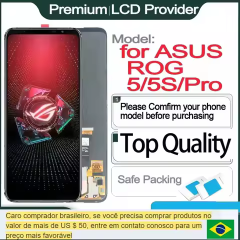 Supports all functions Touch Screen for Asus Rog 5 5S Phone, 6.78 "LCD Replacement, 5S Pro Display, 