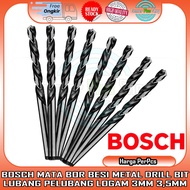 MATA MESIN BOSCH METAL DRILL BIT METAL DRILL BIT METAL HOLE HOLE 3MM 3.5MM 4MM 5MM 6MM 8MM 10MM BOSH