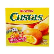 Hộp 12 Bánh Orion Custas Nhân Kem Trứng Kem cốm Tiramisu