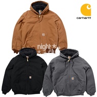 Carhartt j140 Active jacket เสื้อแจ็คเก็ตแนวช่างกลสไตล์อเมริกันแบบหนาพิเศษสำหรับฤดูใบไม้ร่วงและฤดูหน