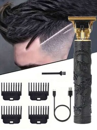 最新產品 T9 電動理髮器批發雕刻標記電動剪髮機光頭油頭電動剪髮機塑料剃刀
