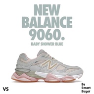 New Balance 9060 baby shower blue 100% Original Sneakers Casual Men Women Shoes Ori New Balance 9060