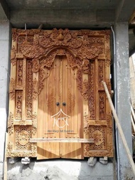 Pintu Gebyok Bali Jati, Pintu Gebyok Ukiran Jati, Pintu Ukiran Jati