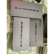 Used 1 to 8 HDMI splitter -DTech