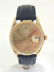 ROLEX(勞力士)型號:1503，機芯:1570自動，直徑34mm，14K