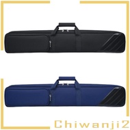 [Chiwanji2] Billiard Cue Cases Carrying Case 1/2 Piece Cue Case Protective Cover Cue Case Portable O