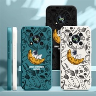 Phone Casing For ITEL RS4 P55 S23 Plus A70 A60 A60S A56 Pro Case Astronaut Silicone Protection NO.0 