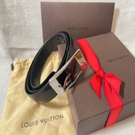 Louis vuitton LV基本款小logo皮帶-110