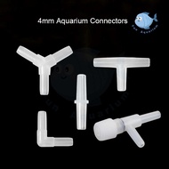 Air Valve And Air Controllers For Aquarium Air Hose Connector Plastic T Shape 3-way Line Tube Joints