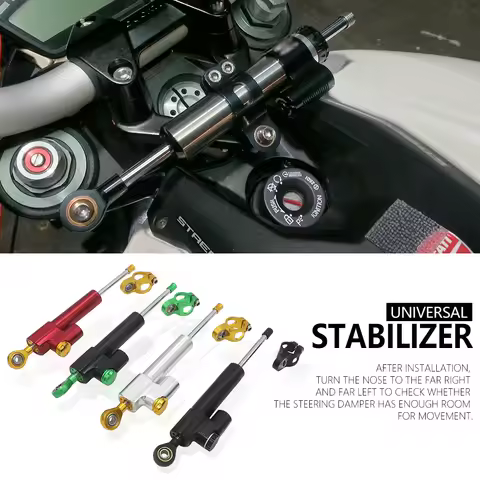 Universal Motorcycle Adjustable Steering Damper Stabilizer For Yamaha MT10 MT07 MT09 MT03 For Honda 