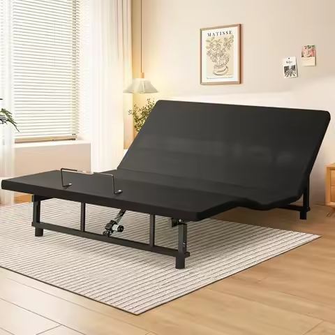 King Size Adjustable Bed Frame with Quiet Motor - Head & Foot Incline, Zero Gravity, Wireless Remote