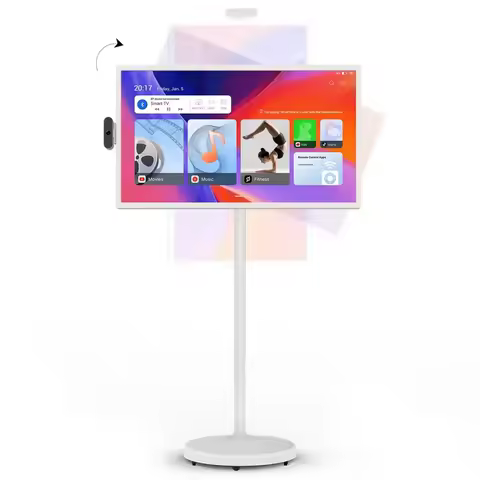 27 Inch Portable Touch Screen Tablet Wireless Vertical Display Interactive Digital Signage Battery P