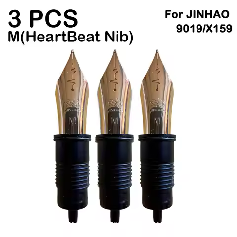 3/1 PCS JINHAO Fountain Pen HeartBeat Nib EF/F/M Nib For 9019/X159100/9056/9036/9016 Series Statione