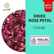 MAWAR MERAH [ pasarteh ] Dried Rose Petal | Dried Red Roses | Rose Flower | Flower Tea | Non-cafeine