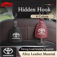1/2Pcs Toyota Harrier Car Seat Backrest Storage Hook Harrier XU60 XU80 Car Seat Bag Hanger Hook GR S
