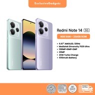 Redmi Note 14 5G (8GB RAM + 256GB ROM) Xiaomi Malaysia Warranty
